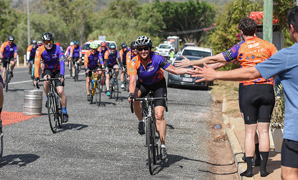 Cyclists smash records