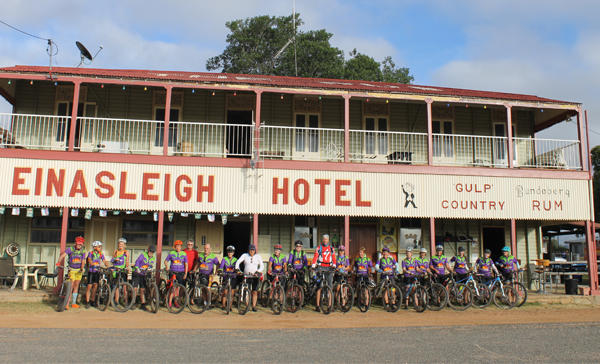 Pioneering cyclists raise funds
