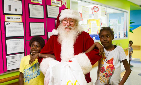 Santa’s early Cairns visit