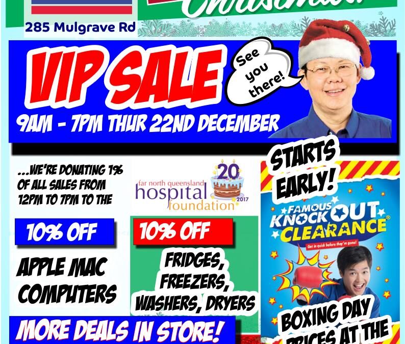 VIP charity sale
